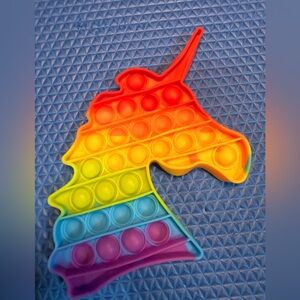 Vibrant Unicorn Pop It Fidget Toy